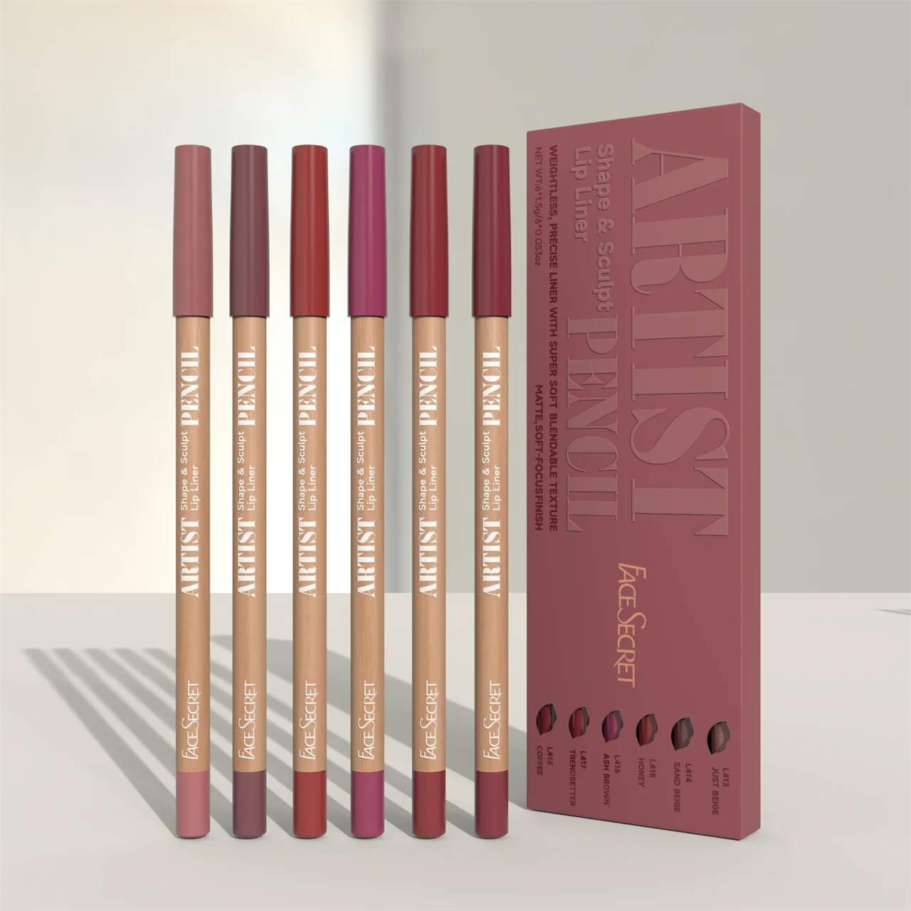 Waterproof Lip Liner Pencil – Long-Lasting, Smudge-Proof Precision