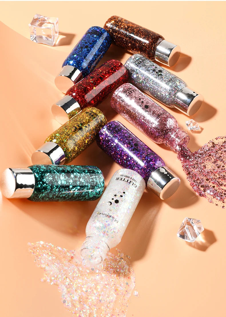 Waterproof Face & Body Sequin Glitter – Festival Glow Essential