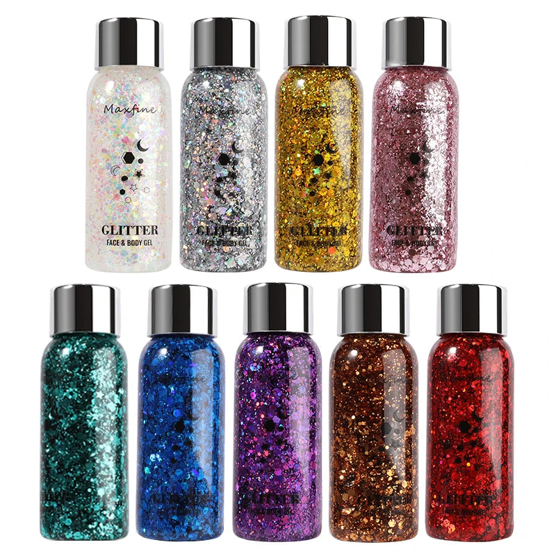 Waterproof Face & Body Sequin Glitter – Festival Glow Essential