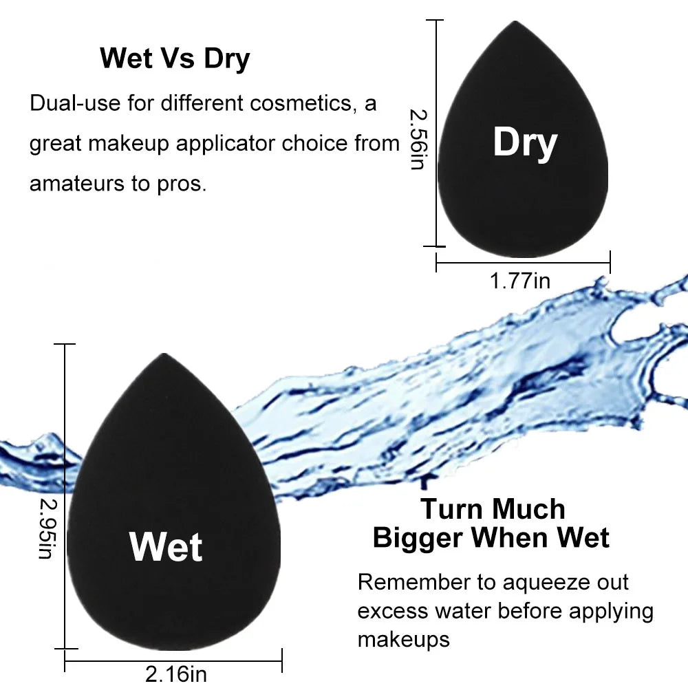 Black Beauty Egg Makeup Sponge – Perfect Blend Every Time