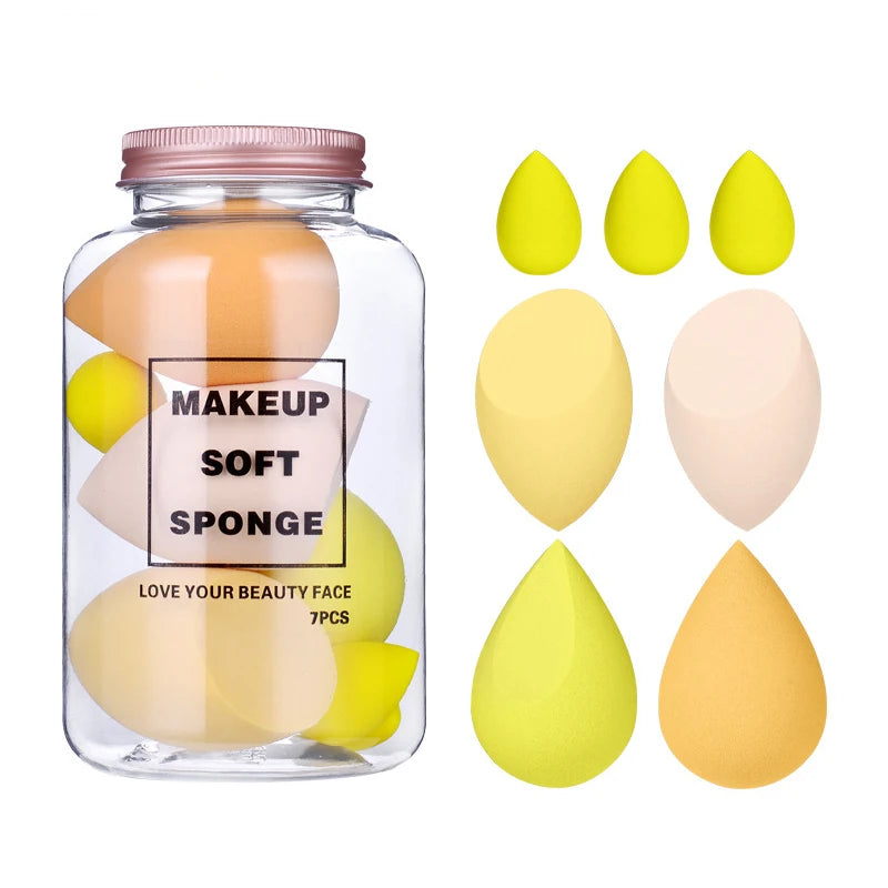 7-Piece Beauty Sponge Kit — Blend Like a Pro, Look Like a Star!