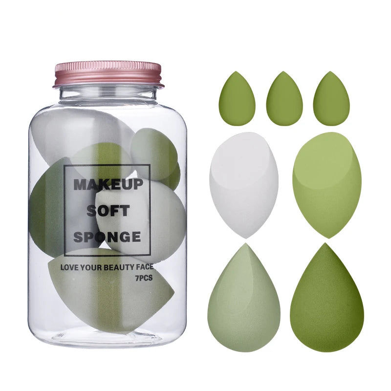 7-Piece Beauty Sponge Kit — Blend Like a Pro, Look Like a Star!
