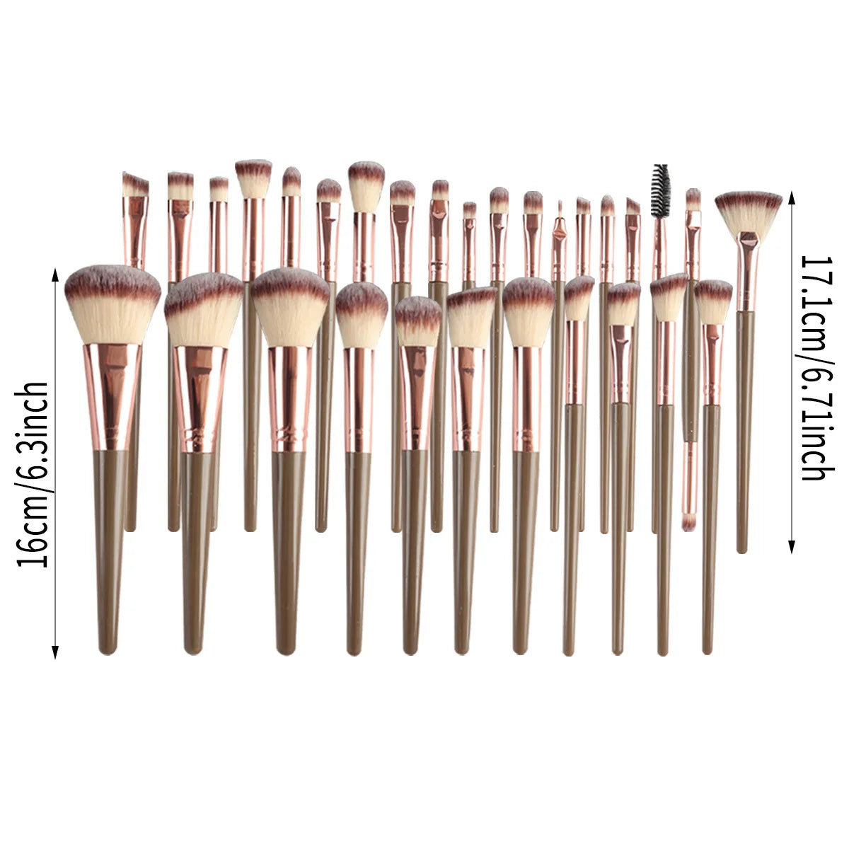 Ultimate 67-Piece Makeup Brush Set with Sponges and Storage Pouch