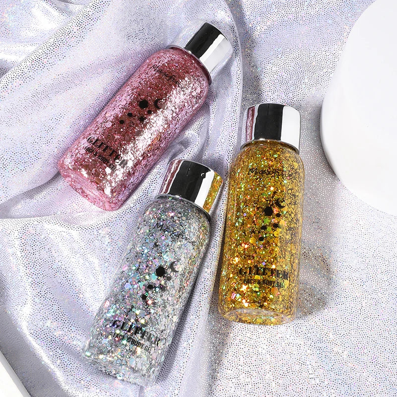 Waterproof Face & Body Sequin Glitter – Festival Glow Essential