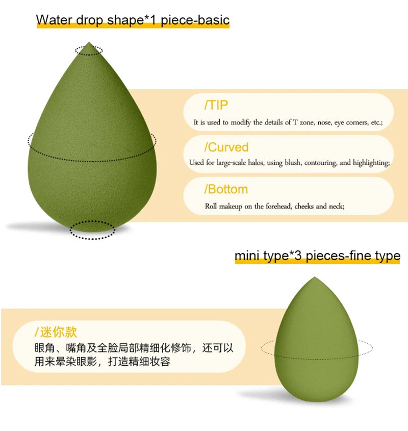 7-Piece Beauty Sponge Kit — Blend Like a Pro, Look Like a Star!