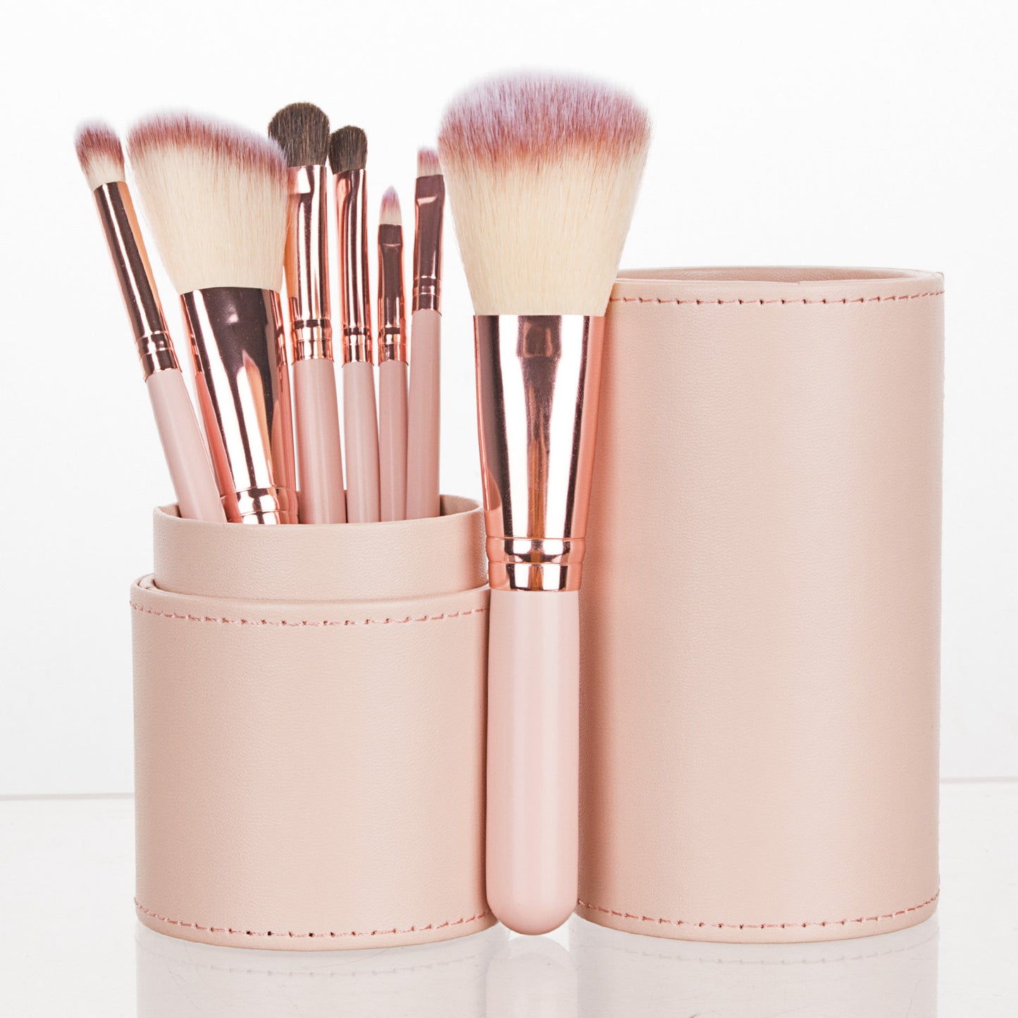 7-Piece Mini Makeup Brush Set – Portable Travel Beauty Kit