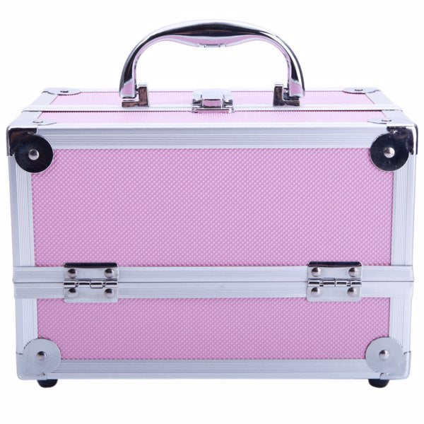 Glow On-the-Go: The Ultimate Aluminum Makeup Train Case