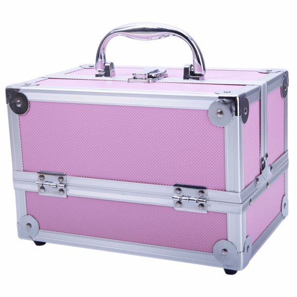 Glow On-the-Go: The Ultimate Aluminum Makeup Train Case