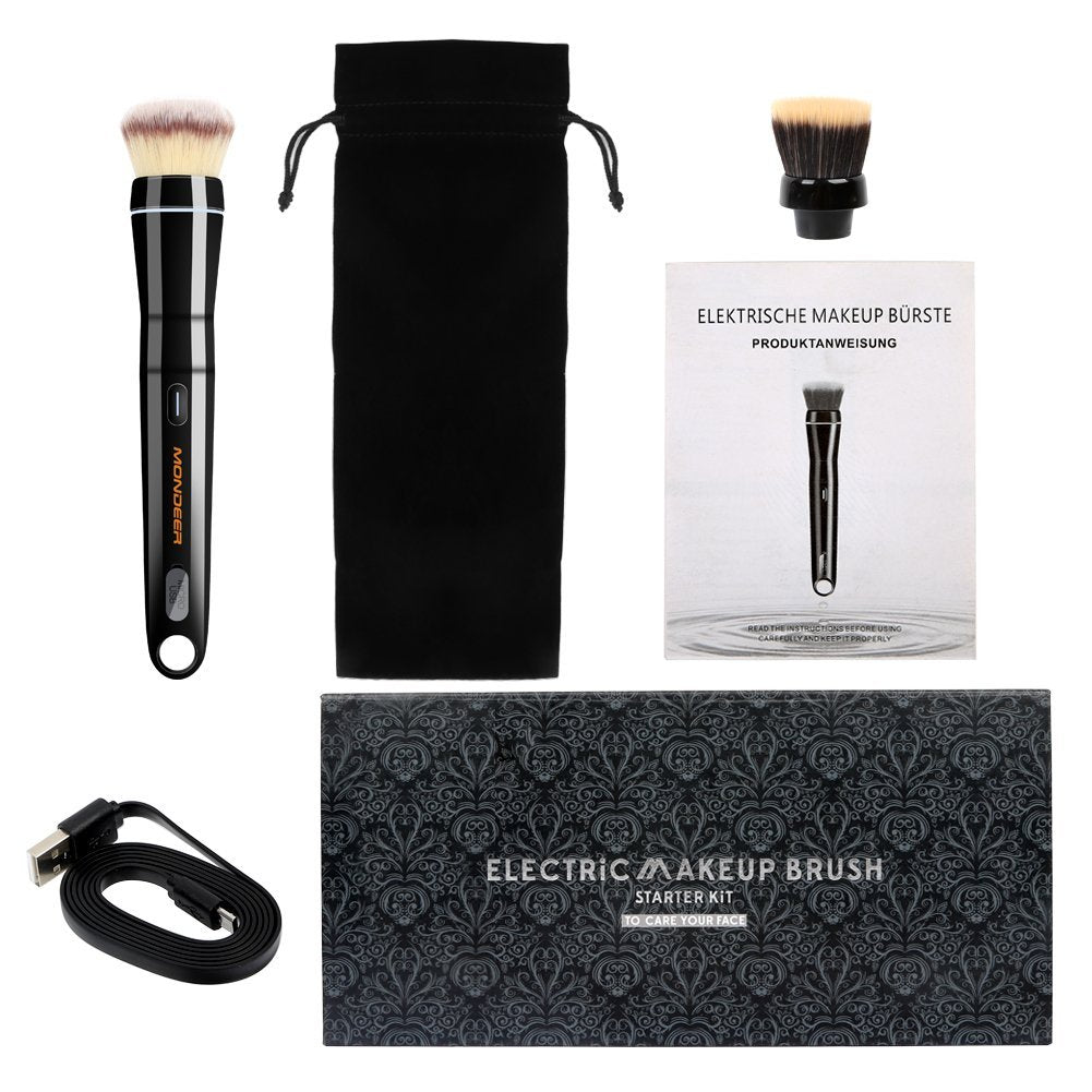 Portable Electric Makeup Brush – Travel-Friendly Tool for Flawless Foundation, Blush & Powder