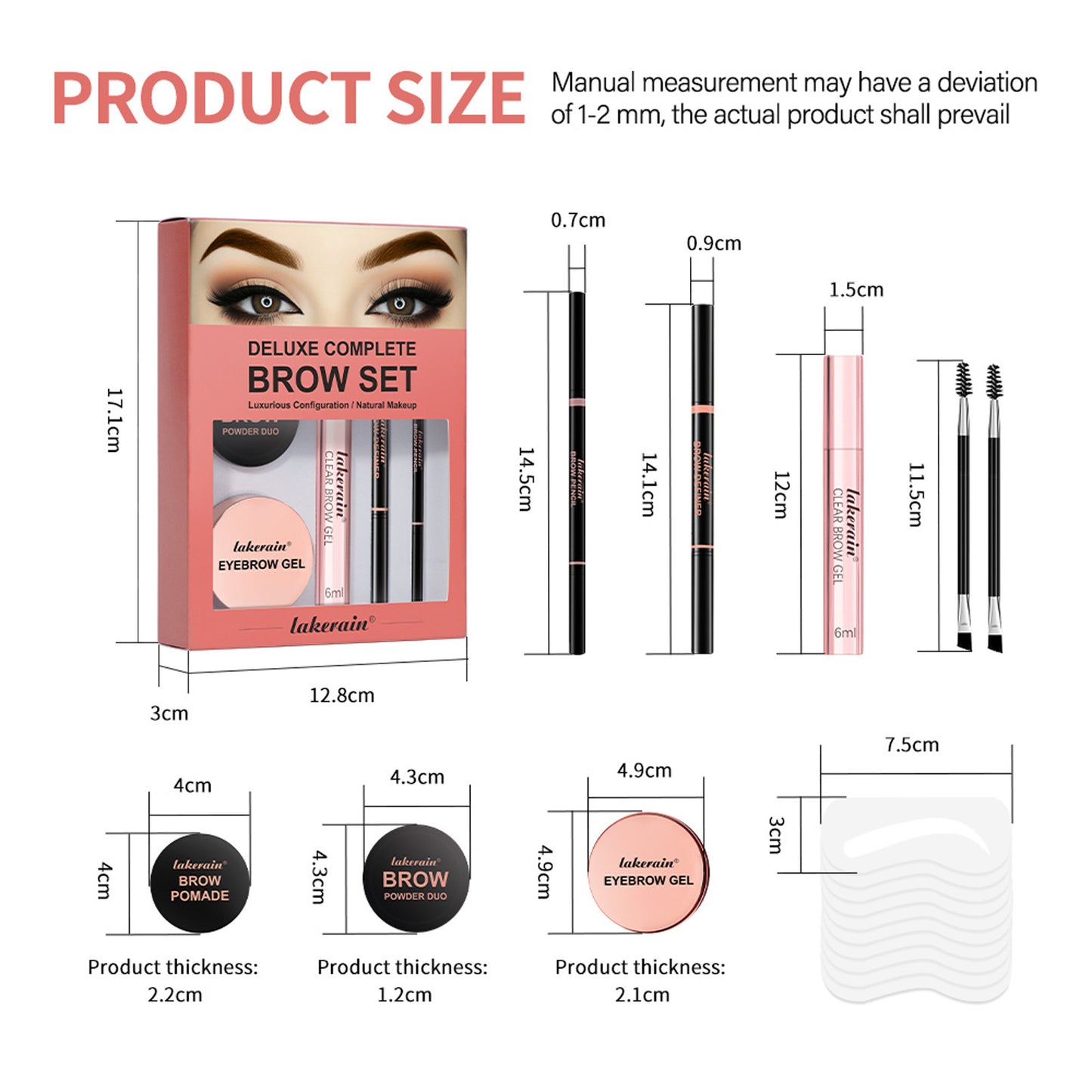 Ultimate Eyebrow Styling Kit – Full Set for Flawless Brows