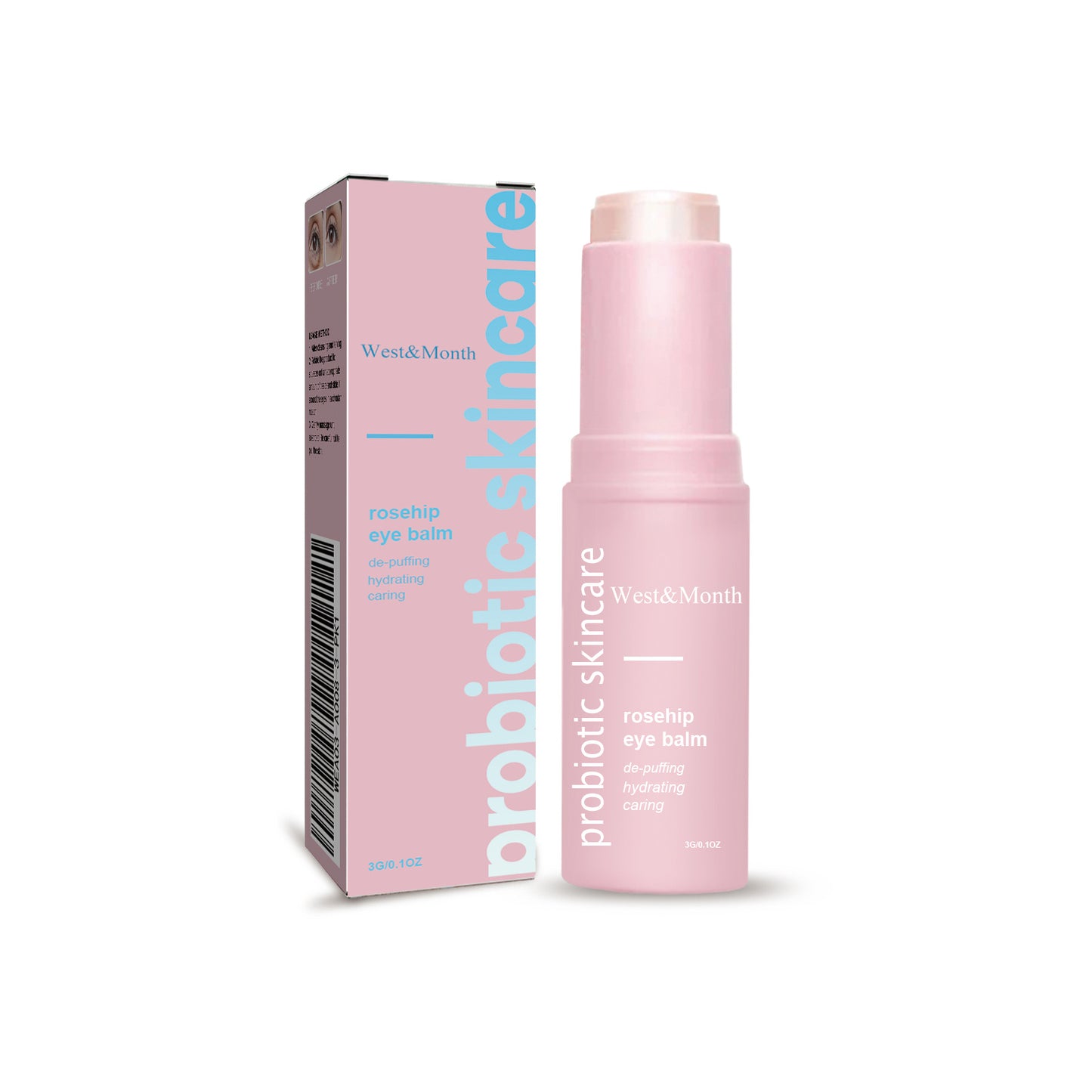 Hydrating Rosehip Eye Balm Stick – Brighten & Refresh Tired Eyes